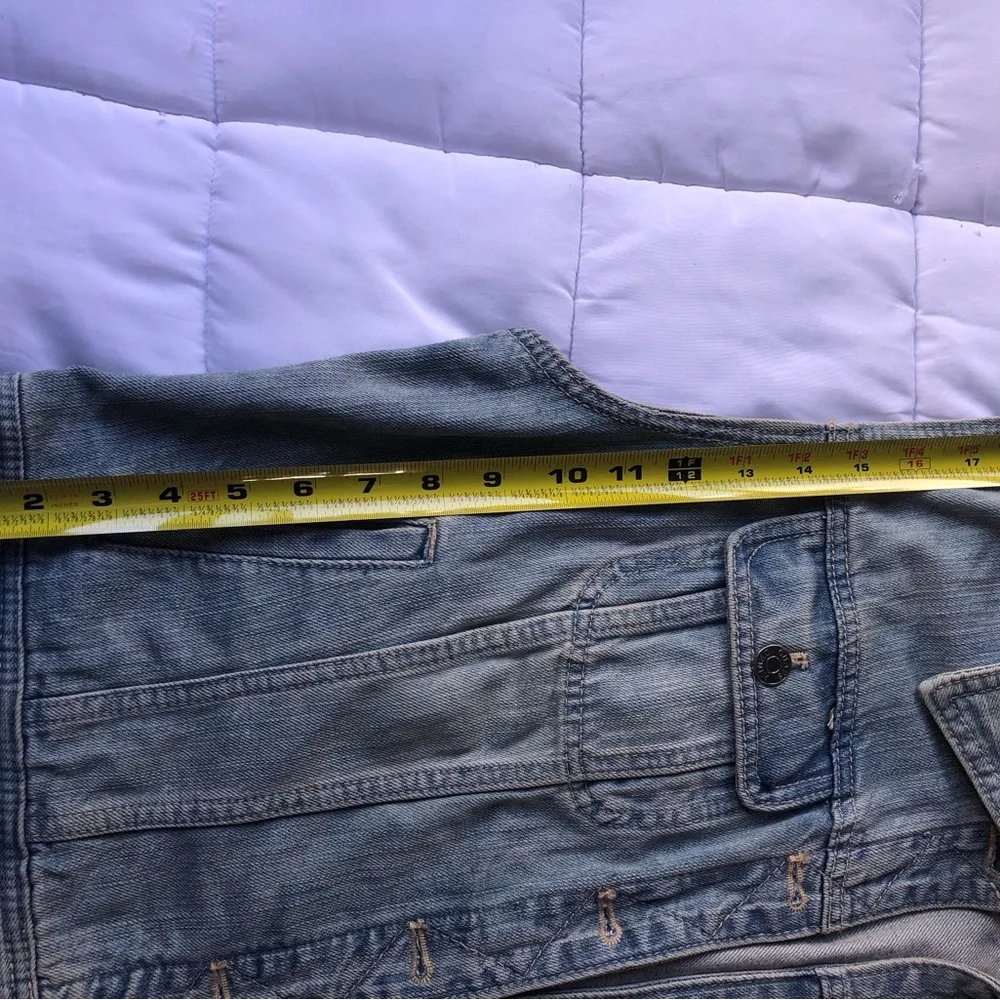 Chaps Faded Denim Vest - Picture 12 of 12